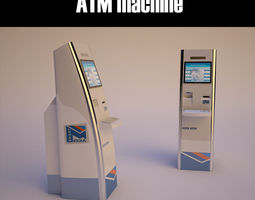 self service atm machine 3D Model