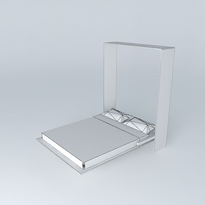 Murphy's Bed 3D model_3