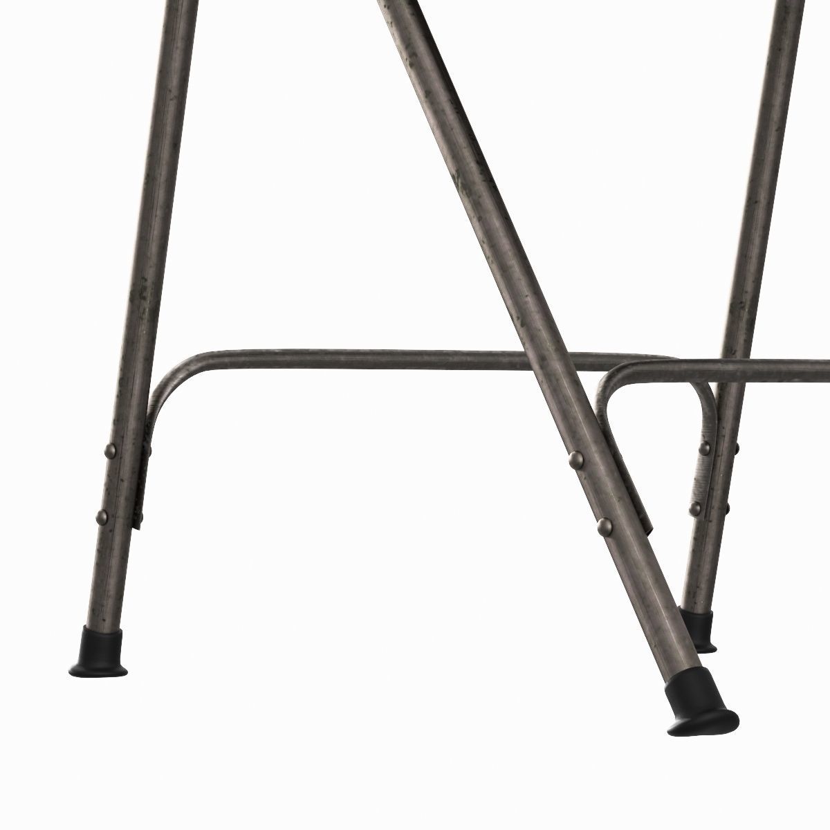 Antique Indian Chair 3D model_11