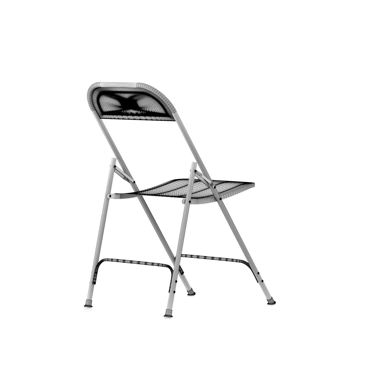 Antique Indian Chair 3D model_15