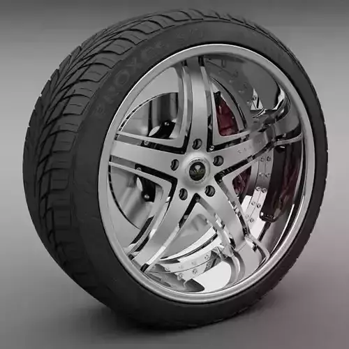 Savini Forged SV-8S Wheel and Tire