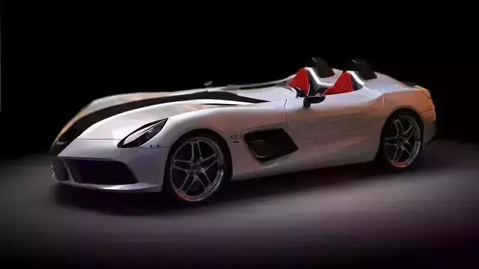 mercedes stirling moss 3D model