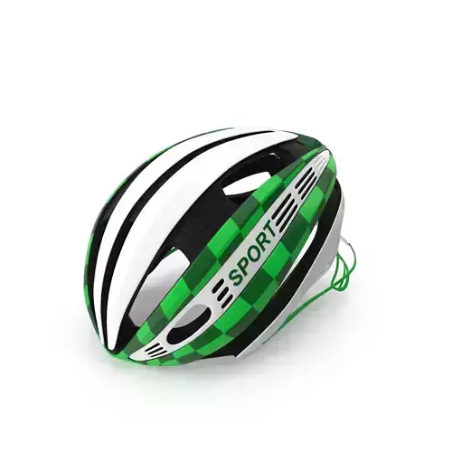 Green Bicycle Helmet