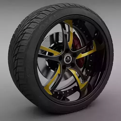 Savini Forged SV-32S Wheel and Tire