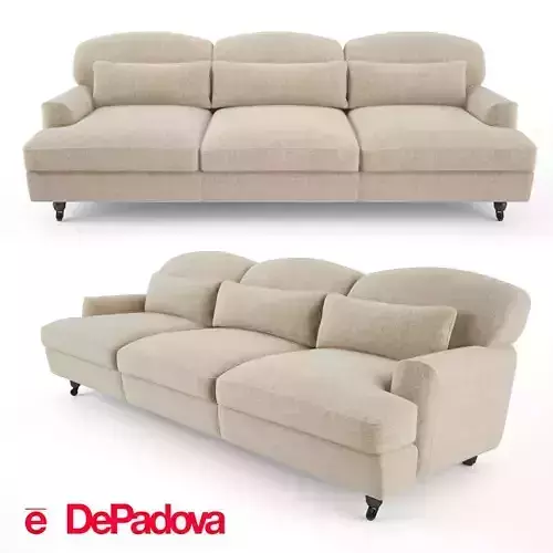 De Padova - Raffles Sofa - three-seater sofa