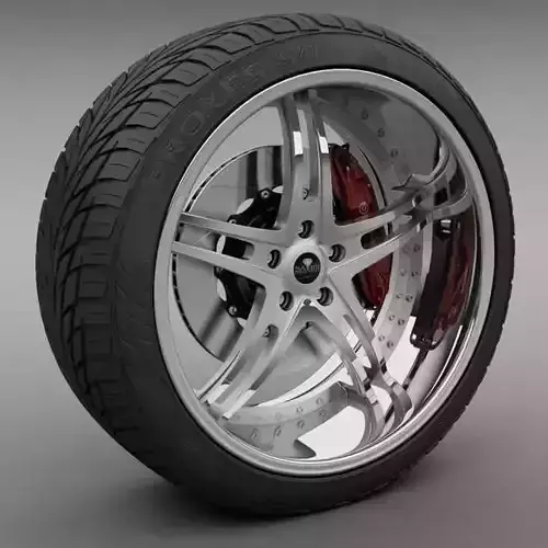 Savini Forged SV-23S Wheel and Tire