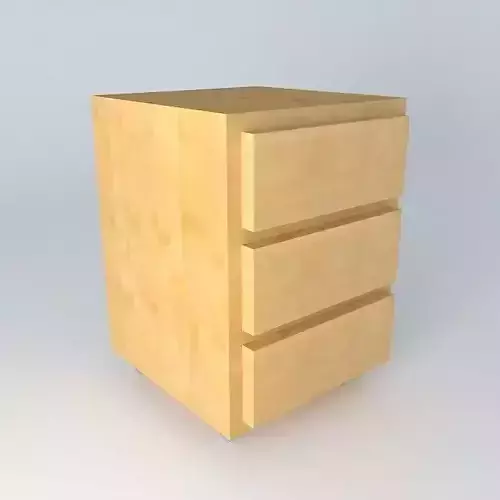 Chest of drawers DOORS HKOM3S 7 5 BRW Milano Oak