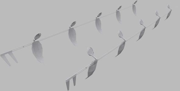 Acceleration Gate IO-1 Low-poly 3D model_2