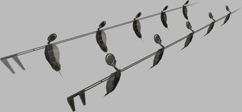 Acceleration Gate IO-1 Low-poly 3D model_1