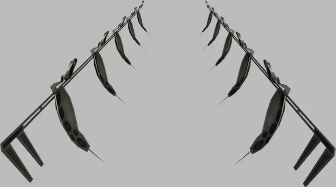 Acceleration Gate IO-1 Low-poly 3D model_0