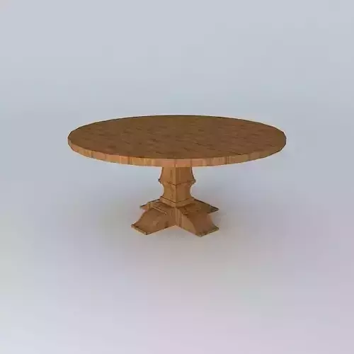 Decorated wooden dable