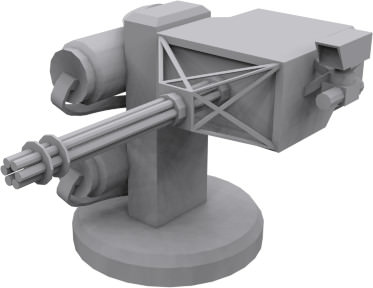 Bulletstorm gun variations Low-poly 3D model_5