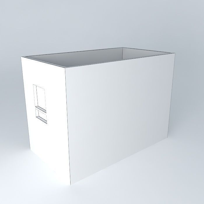 Bathroom interior Free 3D model_3