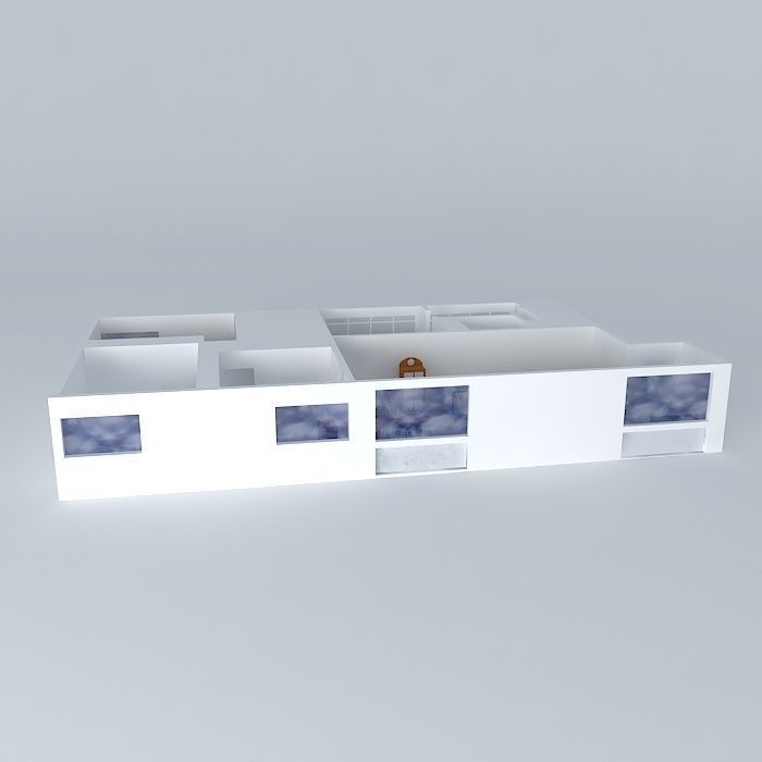 Apartment interior Free 3D model_2