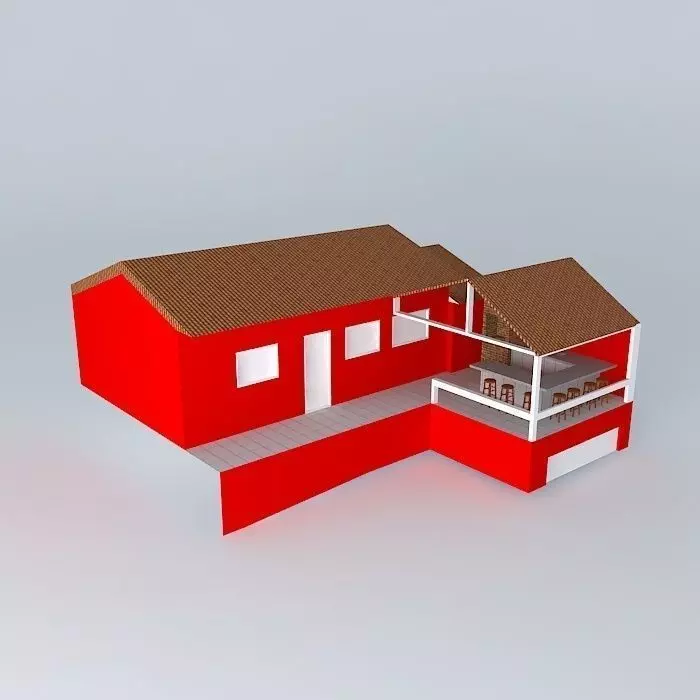 Outside cooking area Free 3D model