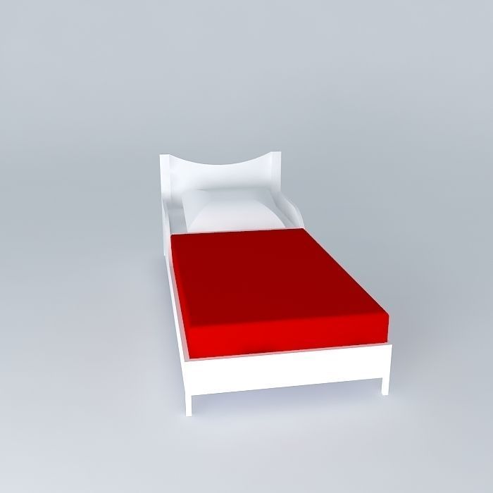 Toddle bed Free 3D model_2