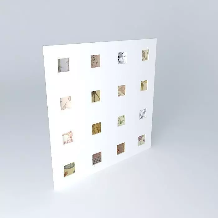 Panel art Free 3D model_0