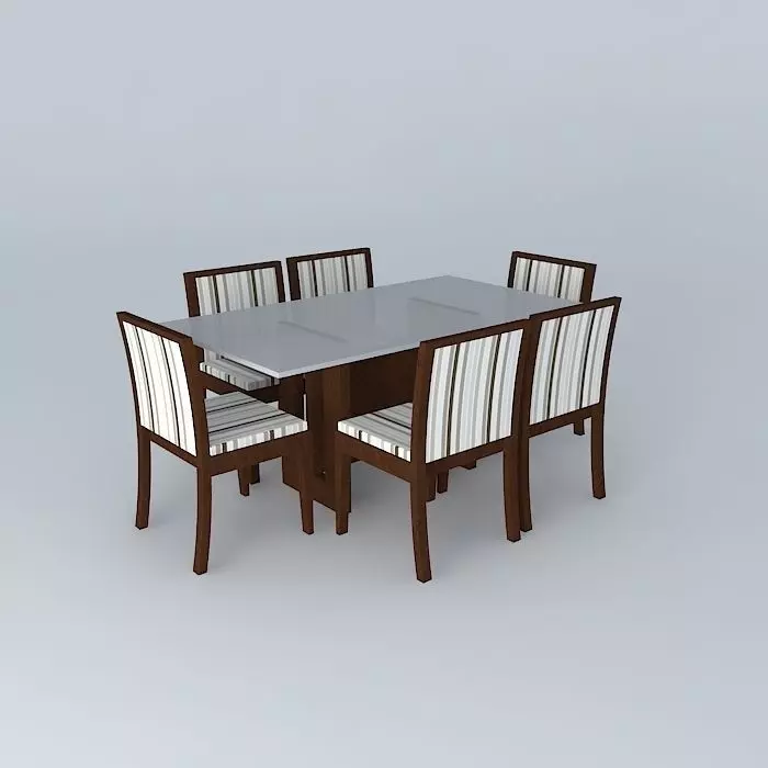 Dinner table Free 3D model