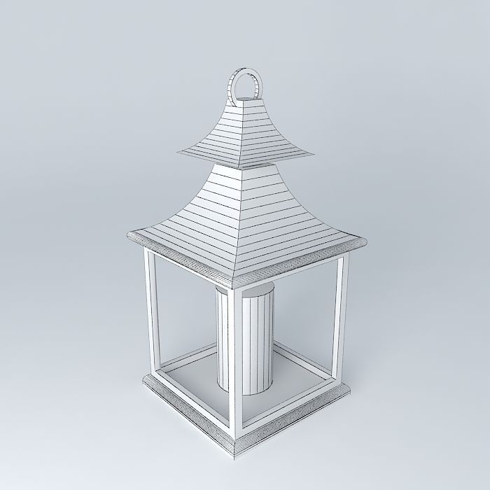 Ornament lantern Free 3D model_4