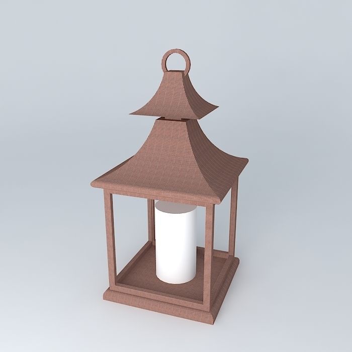 Ornament lantern Free 3D model_1
