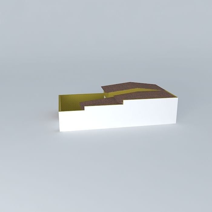 Garage exterior Free 3D model_2