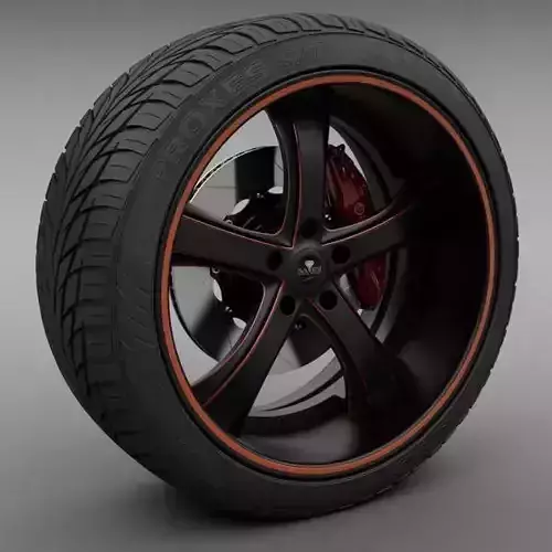 Savini Forged SV-33S Wheel and Tire