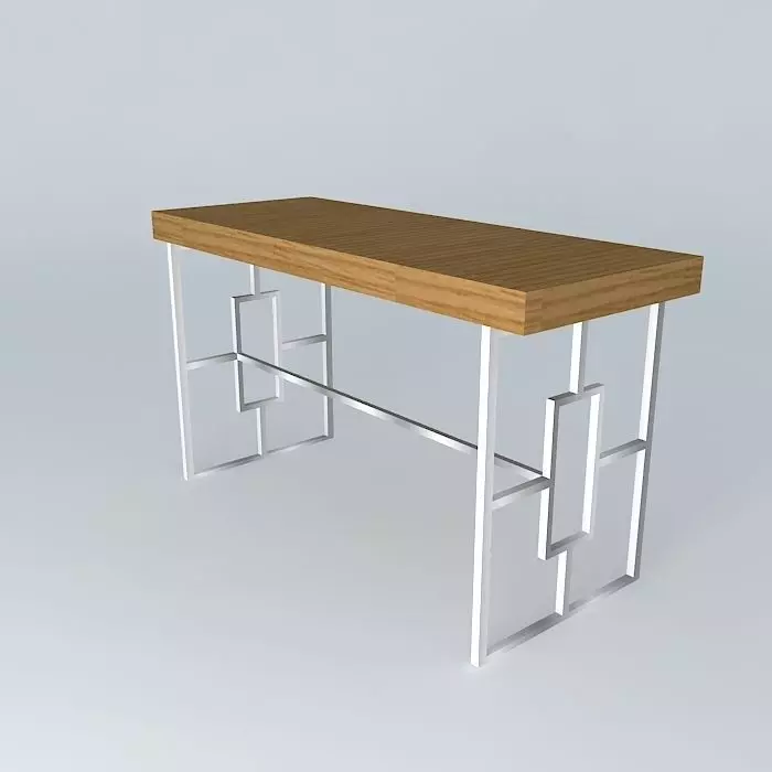 Desk bar table Free 3D model