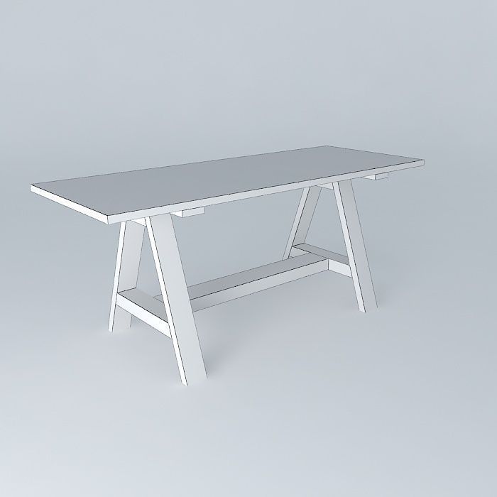 Showcase console Free 3D model_4