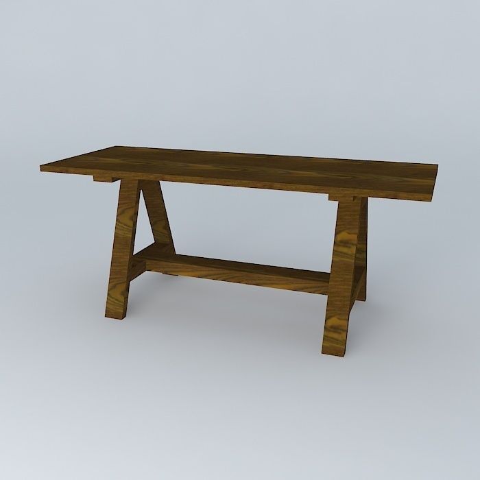 Showcase console Free 3D model_1