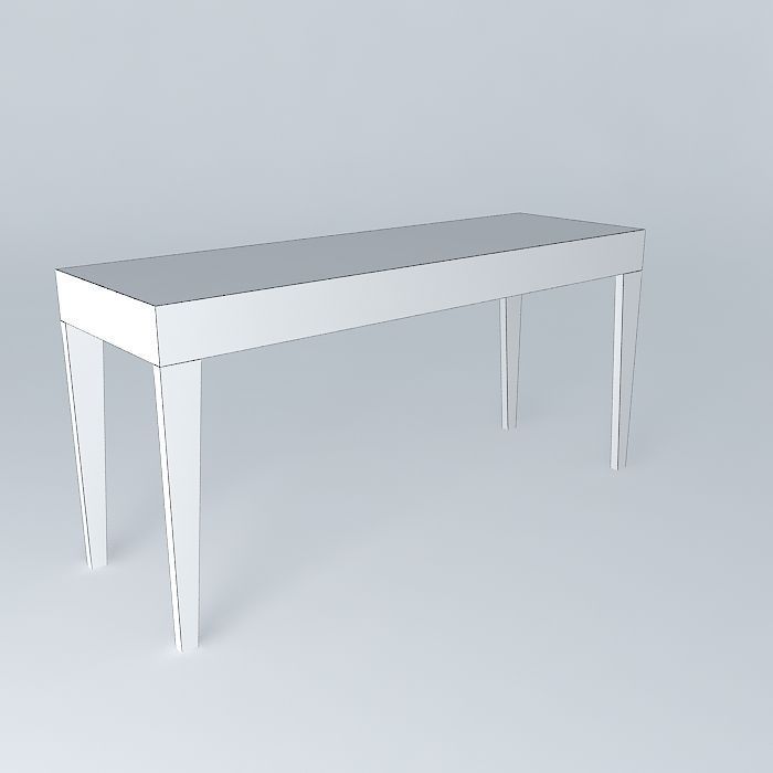 Showcase console Free 3D model_4