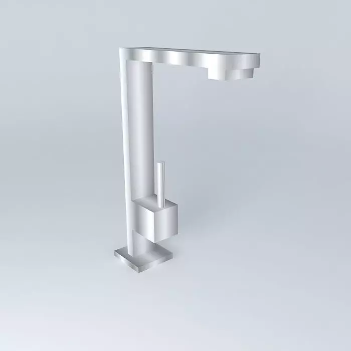 Faucet stainless steel kitchen Free 3D model