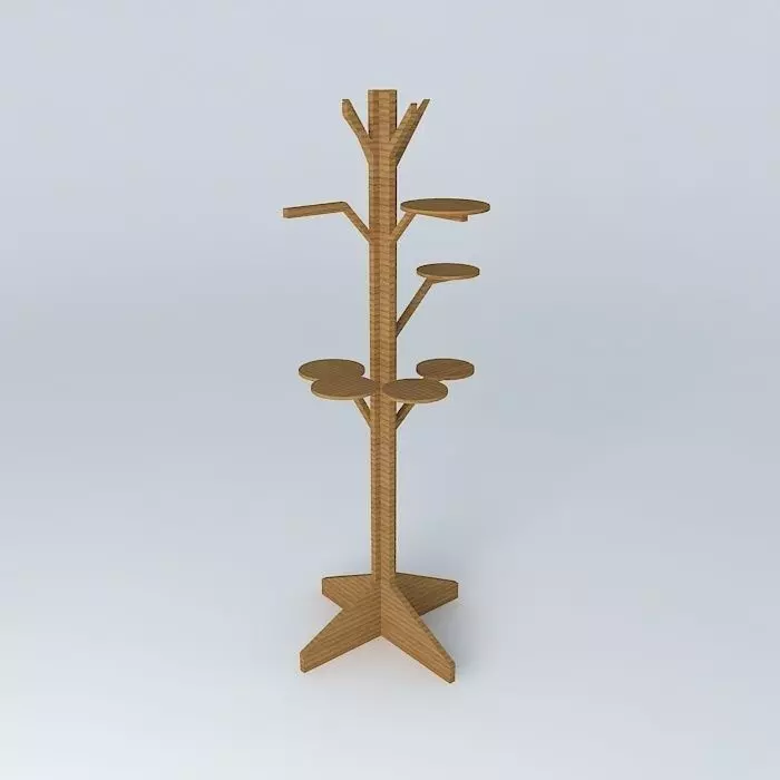 Tree coat hanger Free 3D model