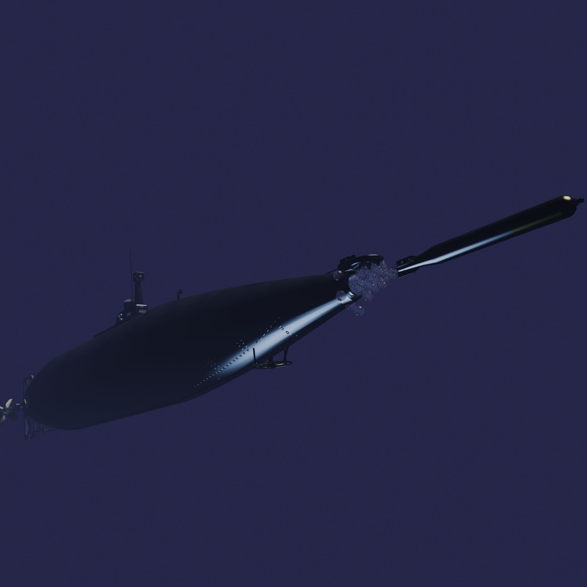 Isaac Peral sub full model 3D model_4
