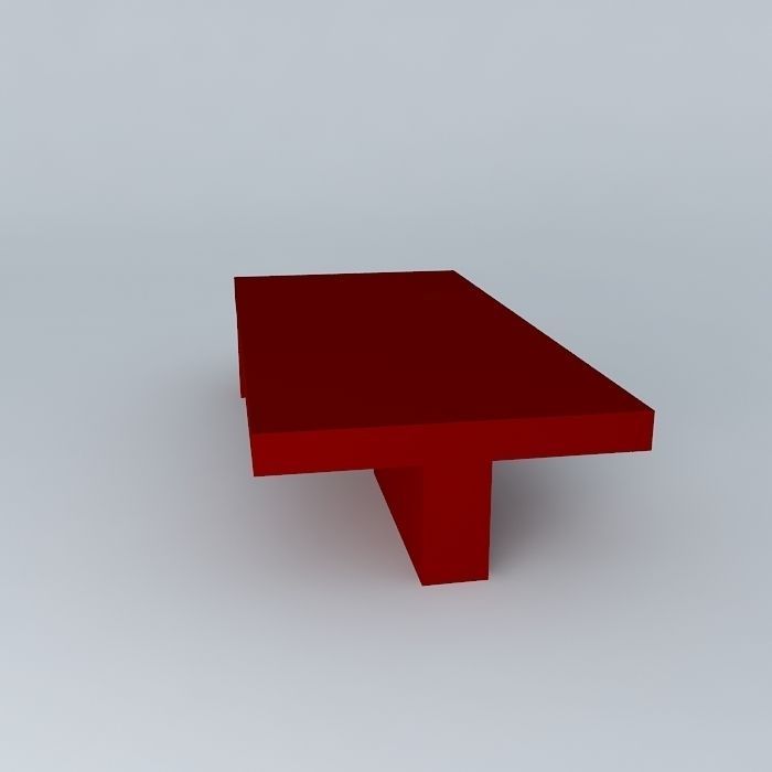 Coffee table Free 3D model_2