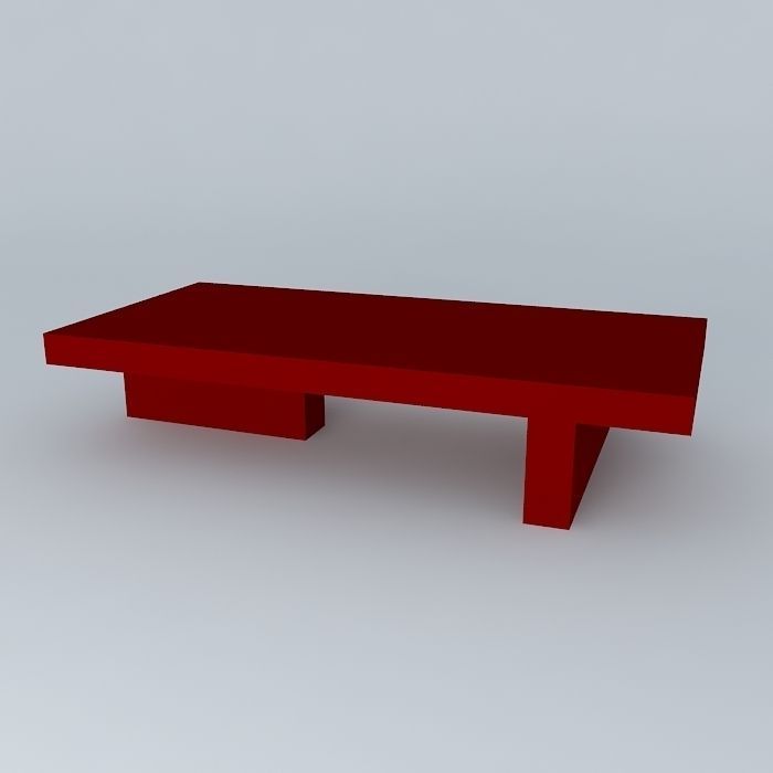 Coffee table Free 3D model_1