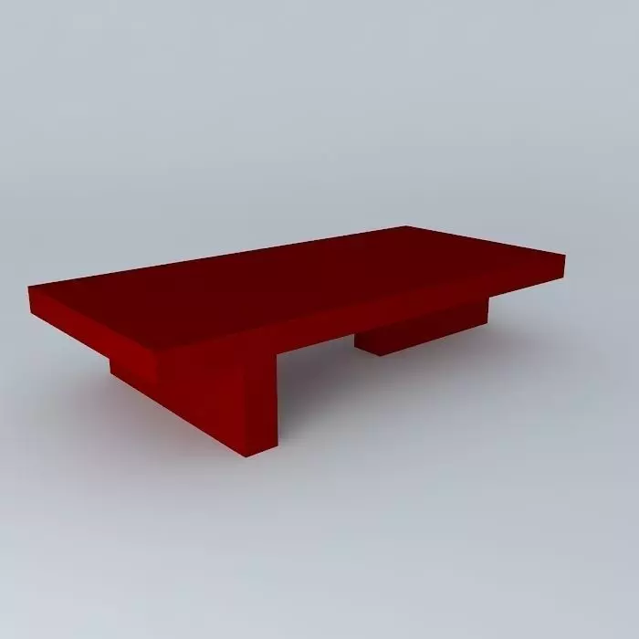 Coffee table Free 3D model_0