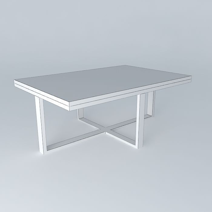 Coffee table Free 3D model_3