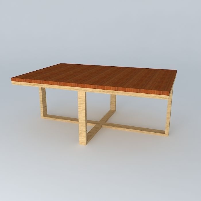 Coffee table Free 3D model_1