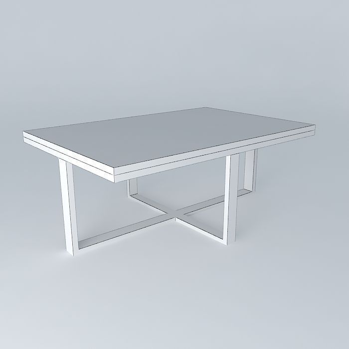 Coffee table Free 3D model_4