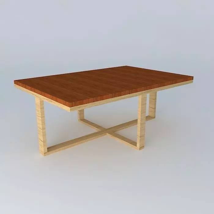 Coffee table Free 3D model_0