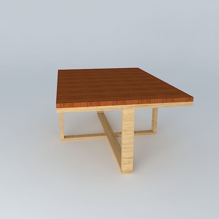 Coffee table Free 3D model_2