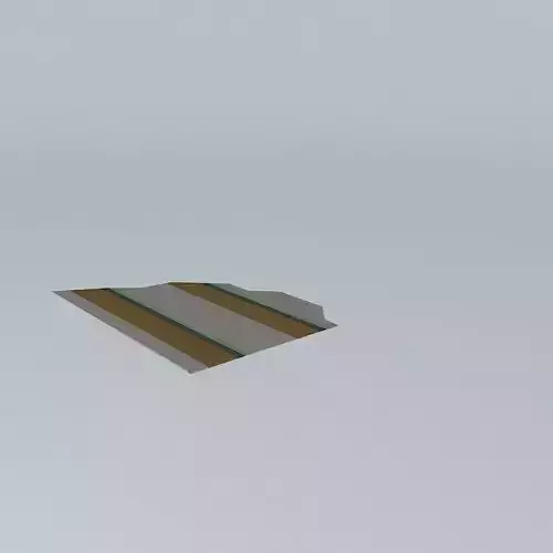 Carpet floor with stripe