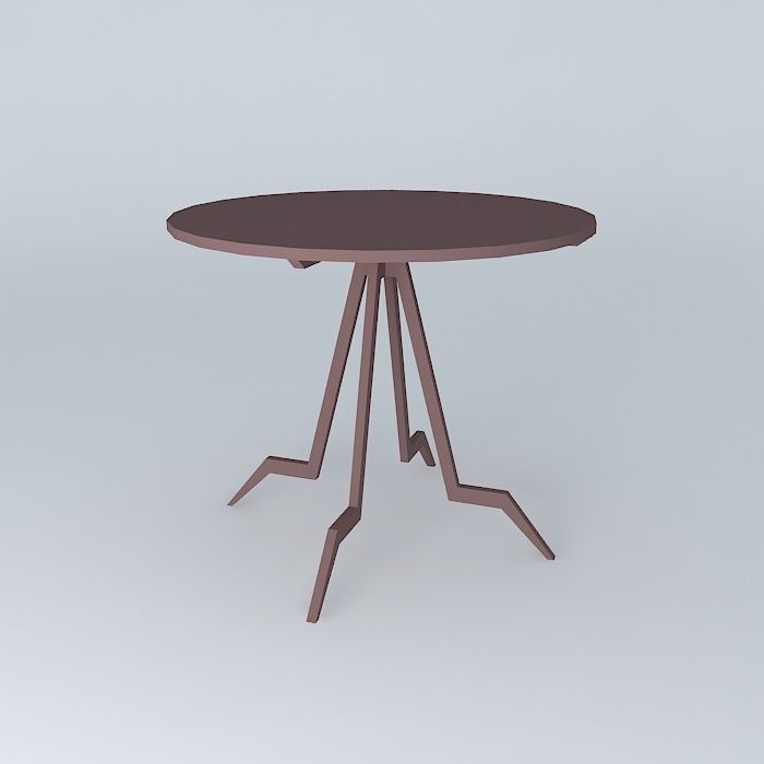 Spider side table Free 3D model_1