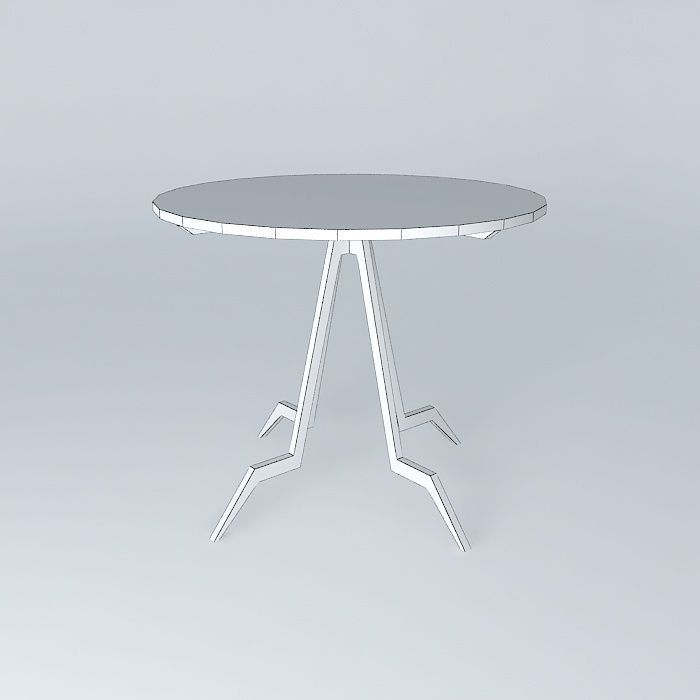 Spider side table Free 3D model_4