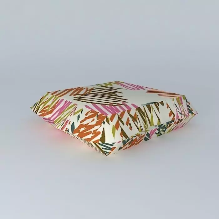 Pillow box pattern Free 3D model