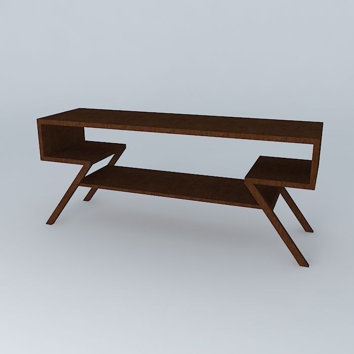 TV table Free 3D model_1