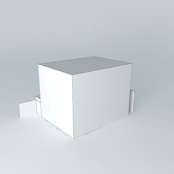 Restaurant and store exterior Free 3D model_4