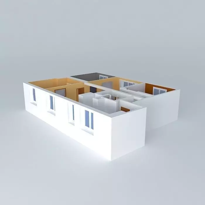 Appart house Free 3D model_0