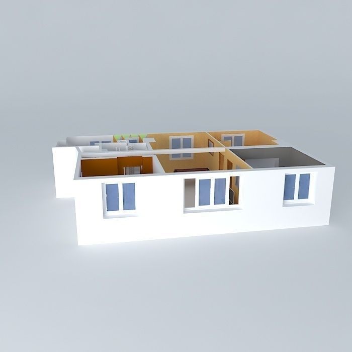 Appart house Free 3D model_2
