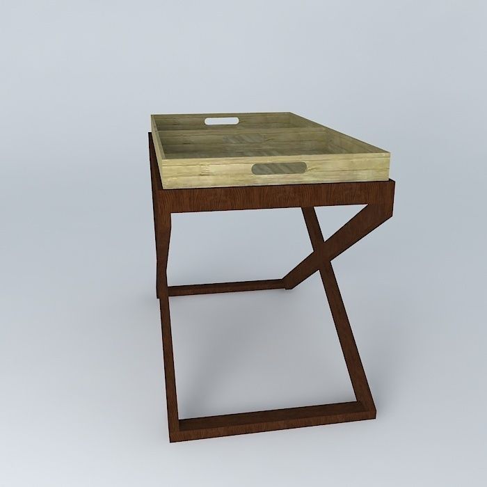 Tray coffee table Free 3D model_2